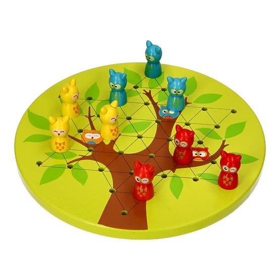 Dosková hra Sovy - boj o hniezdo