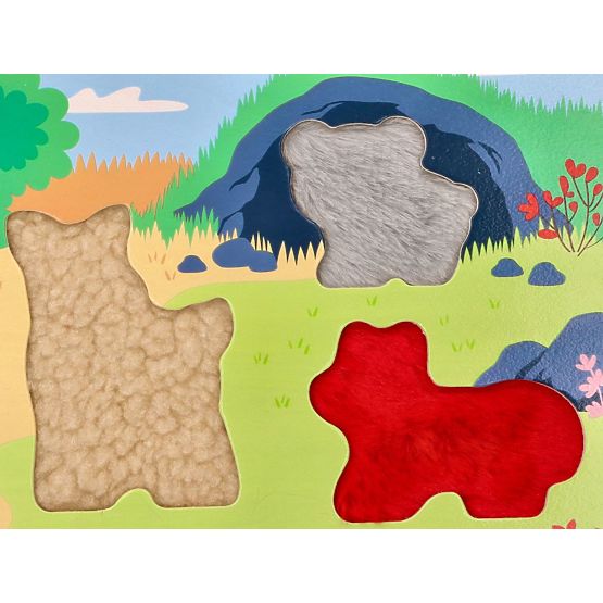 Dotyková skladačka 3D Lesné zvieratá