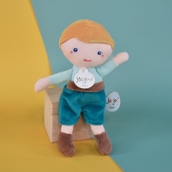 Doudou Jolijou Bábika Jules 16 cm zelená