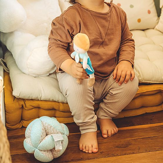 Doudou Jolijou Bábika Jules 16 cm zelená