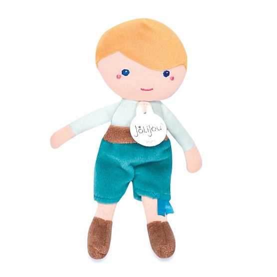 Doudou Jolijou Bábika Jules 16 cm zelená