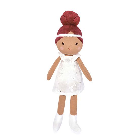 Doudou Jolijou Bábika Mae 25 cm biela