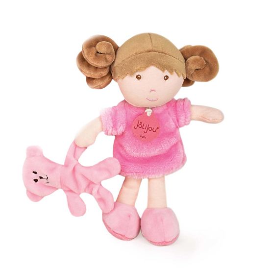 Doudou Jolijou Bábika Miss Rose 21 cm