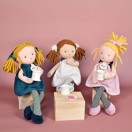 Doudou Jolijou Bábika Nina 30 cm