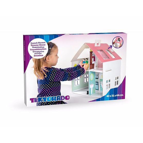 Dreamy - Detský kartónový domček pre bábiky