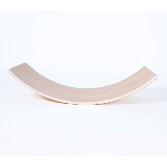 Drevená balančná doska - oranžová