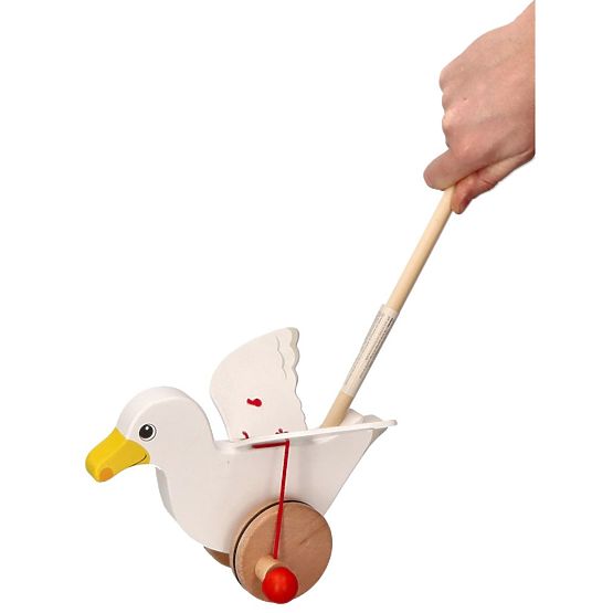 Drevená čajka Jonas na tlačenie