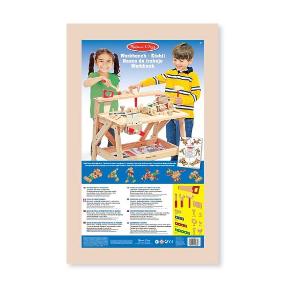Drevená dielňa pre domácich majstrov a stavebnice 2v1