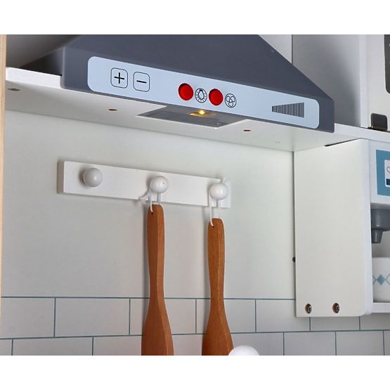 Drevená interaktívna kuchynka s digestorom