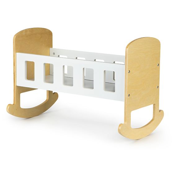 Dřevěná kolébka pro panenky