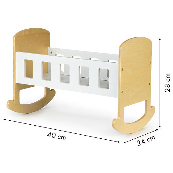 Dřevěná kolébka pro panenky