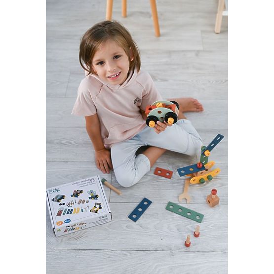 Drevená konštrukčná sada 40 prvkov