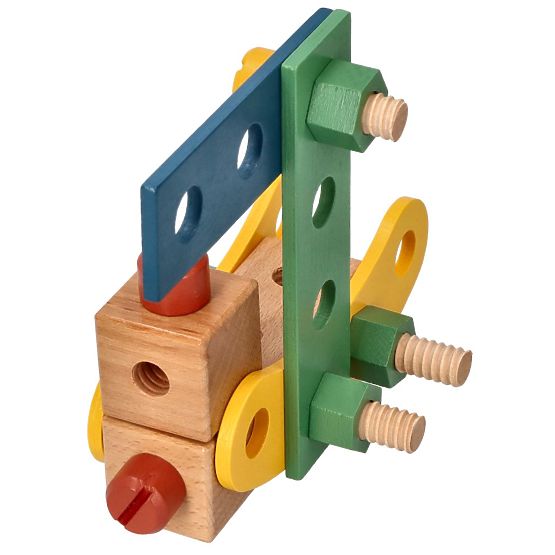 Drevená konštrukčná sada 40 prvkov