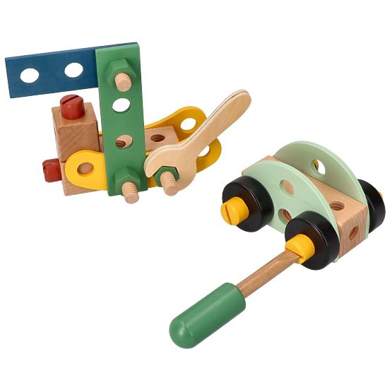 Drevená konštrukčná sada 40 prvkov