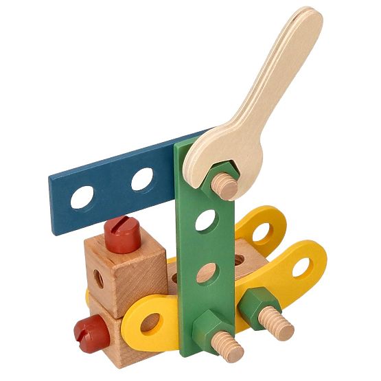 Drevená konštrukčná sada 40 prvkov