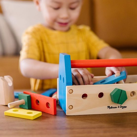 Drevená konštrukčná sada Melissa & Doug