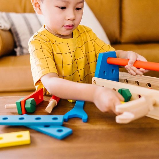 Drevená konštrukčná sada Melissa & Doug