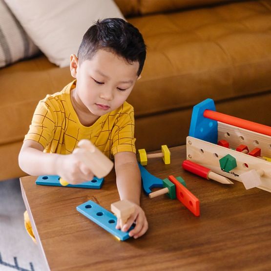 Drevená konštrukčná sada Melissa & Doug