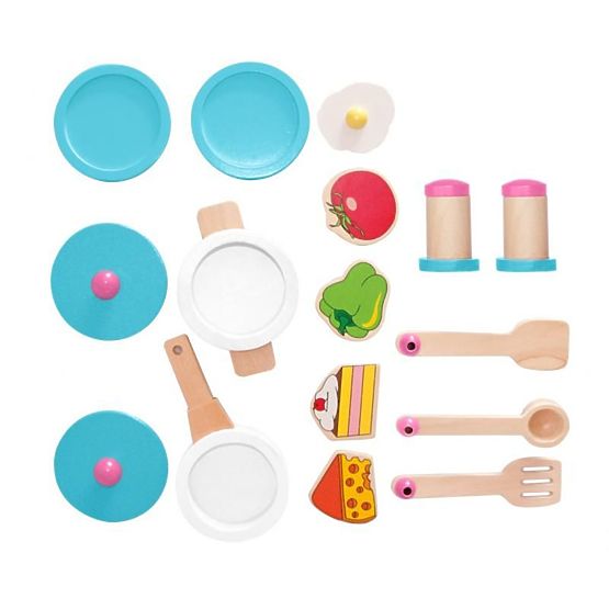 Drevená kuchynka Melissa s jednorožcom