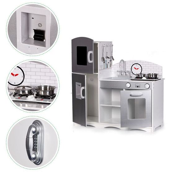 Drevená kuchynka pre deti XXL s vybavením