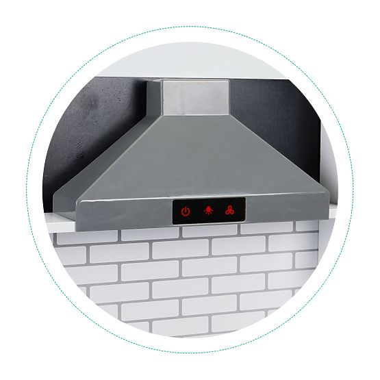 Drevená kuchynka pre deti + zvuky a svetielka ECOTOYS