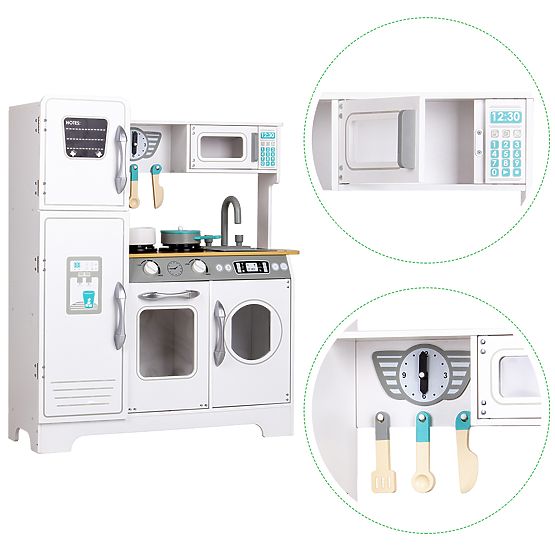 Drevená kuchynka s príslušenstvom pre deti ECOTOYS