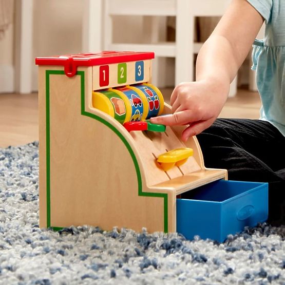 Drevená pokladnica 123 Melissa & Doug