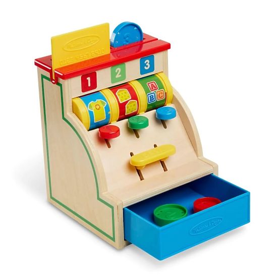 Drevená pokladnica 123 Melissa & Doug