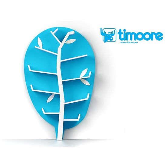 Drevená polica WOODshelf Light Line