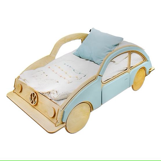 Drevená posteľ auto VW BEETLE 160x80 cm