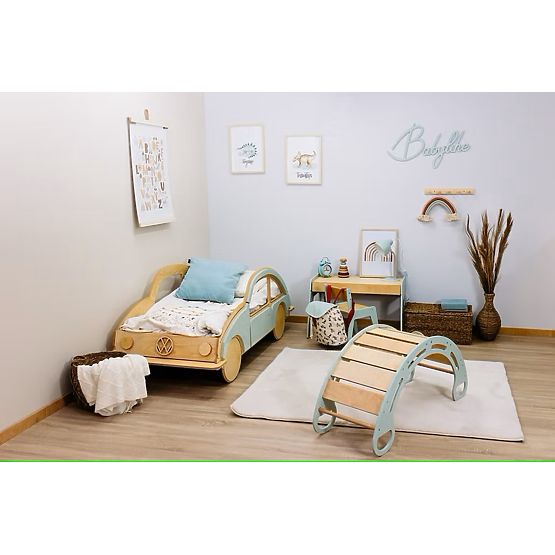 Drevená posteľ auto VW BEETLE 160x80 cm