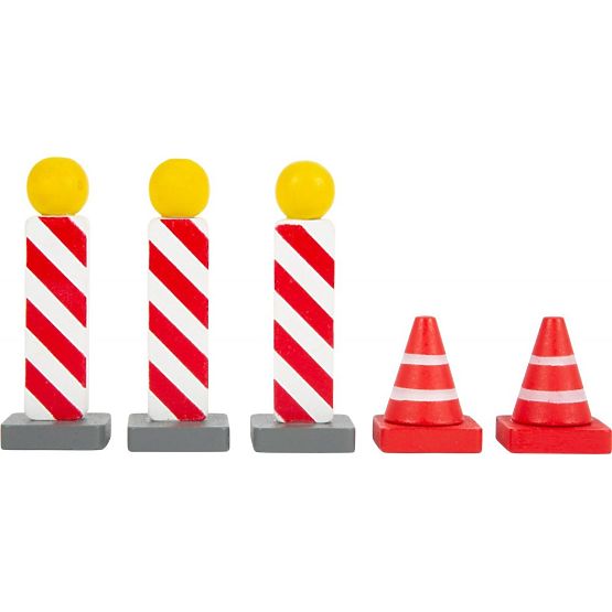 Drevená sada dopravných značiek