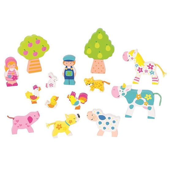 Drevená sada na skladanie Susibelle