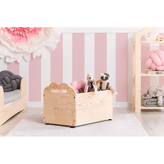 Drevená truhla na hračky MRÁČIK