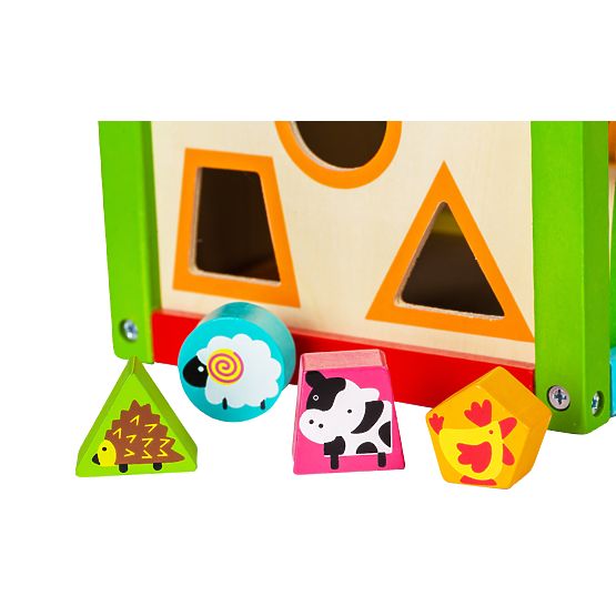 Drevená vzdelávacie hračka s labyrintom