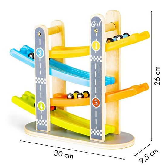 Drevená závodná dráha Freddy