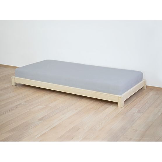 Drevené detské jednolôžko TEENY - prírodné