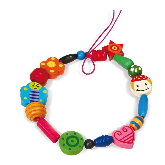 Drevené korálky - veľká sada