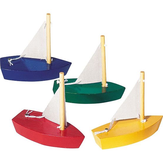 Drevené mini loďky