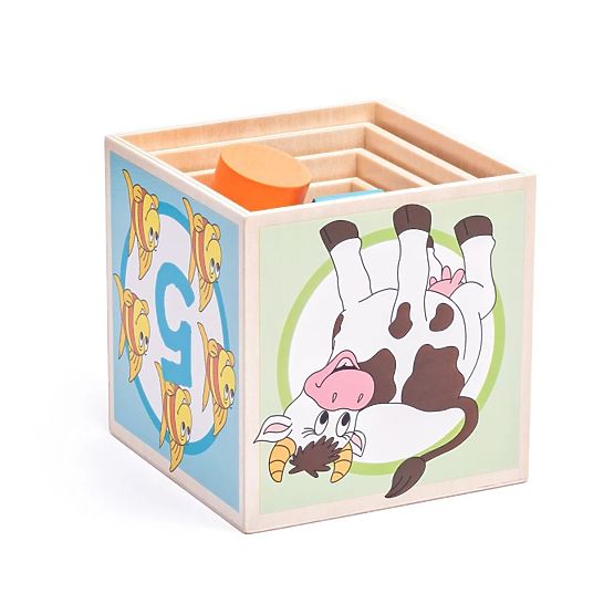 Drevené poháriky - veža so sortérom