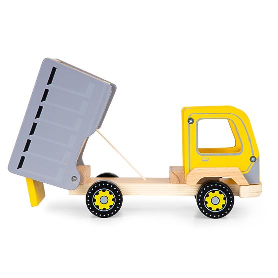 Drevené smetiarske auto EcoToys
