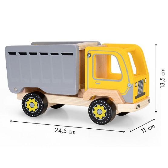 Drevené smetiarske auto EcoToys