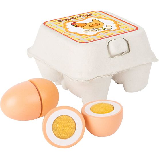 Drevené vajcia na suchý zips