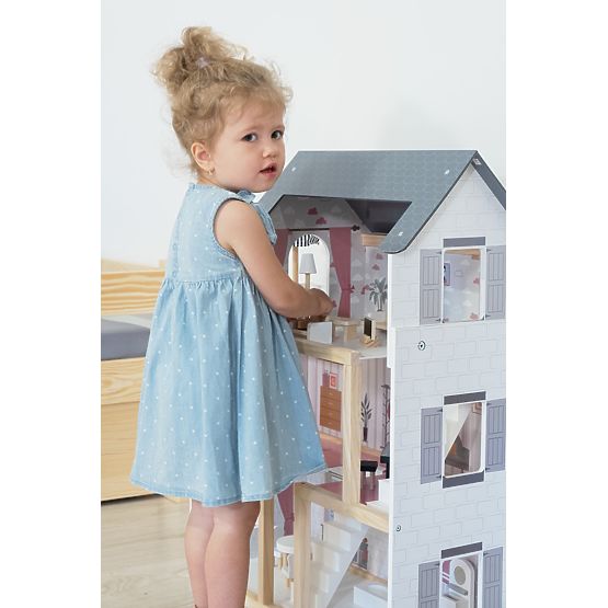 Drevený domček pre bábiky Amélie