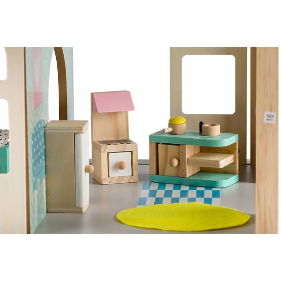 Drevený domček pre bábiky Modern