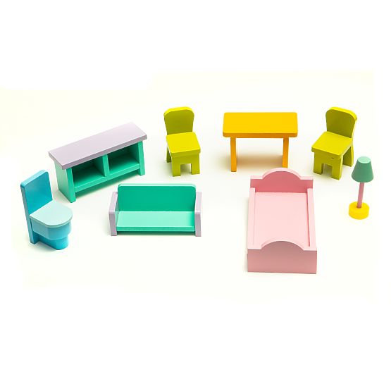 Drevený domček pre bábiky s výťahom Melissa