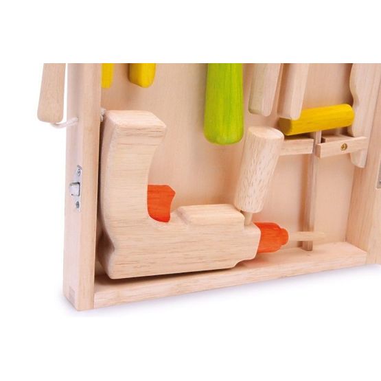 Drevený kufrík s náradím