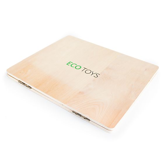 Drevený magnetický notebook