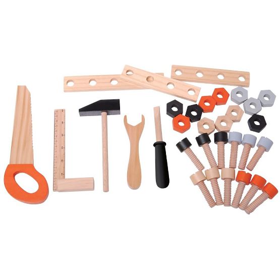 Drevený pracovný ponk pre deti