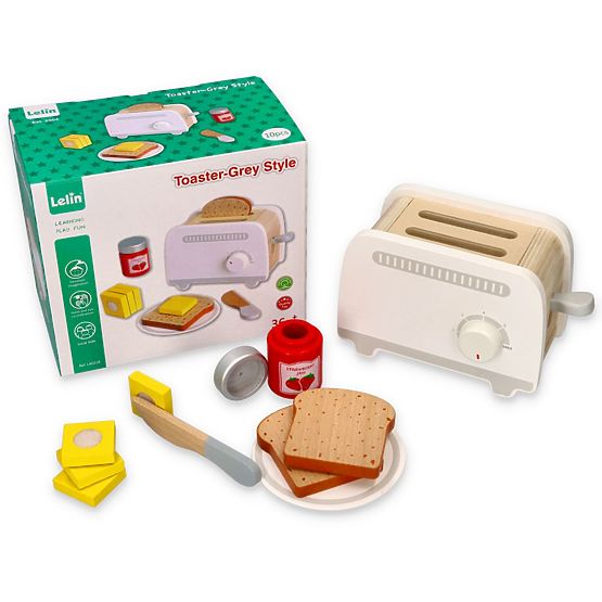 Drevený šedý hriankovač hračka pre deti